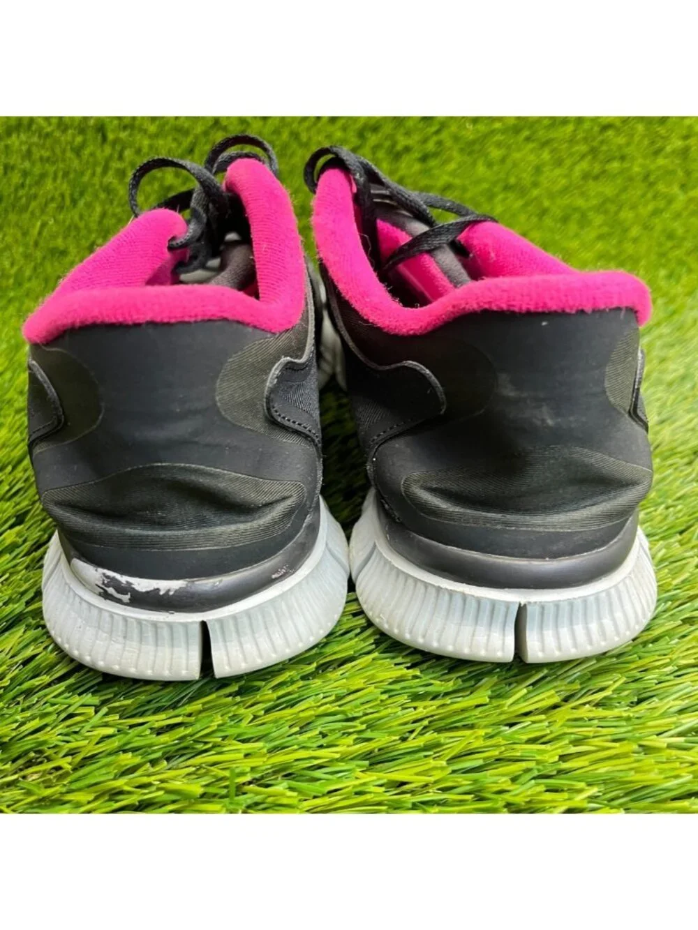 Nike Free 5.0 H2o Repel Shield Womens Size 9 Black Pink Running Shoes Sneakers